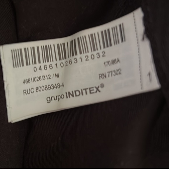 NWT Zara Metallic Bronze Gold Strapless Ruched Corset Cropped Tube Top - M - Picture 14 of 16